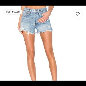 Agolde Parker denim shorts
